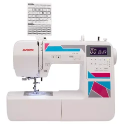Sewing Machines Janome MOD-200 Computerized Sewing Machine With 200-Stitches And Memory -MegaChef Sales Shop white janome sewing machines 00181200dc c3 1000