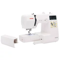 Sewing Machines Janome JW8100 100-Stitch Sewing Machine With Bonus Accessories -MegaChef Sales Shop white janome sewing machines 001jw8100 1f 1000