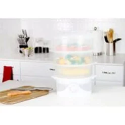 Cookers KALORIK 9.5 Qt. White Food Steamer And Rice Cooker With Built-In Timer -MegaChef Sales Shop white kalorik rice cookers dg 33761 31 1000