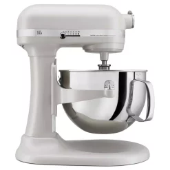 Mixers KitchenAid Professional 600 Series 6 Qt. 10-Speed Stand Mixer With Mixer Attachments -Milkshake White