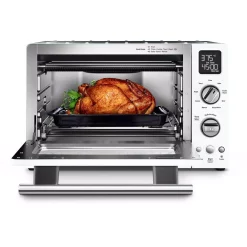 Toasters KitchenAid 2000 W 4-Slice White Convection Toaster Oven With Non-Stick Pan, Broiling Rack And Cooling Rack -MegaChef Sales Shop white kitchenaid toaster ovens kco275wh 4f 1000