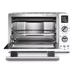 Toasters KitchenAid 2000 W 4-Slice White Convection Toaster Oven With Non-Stick Pan, Broiling Rack And Cooling Rack -MegaChef Sales Shop white kitchenaid toaster ovens kco275wh c3 1000