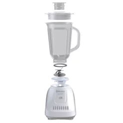 Blenders Koblenz Kitchen Magic Collection 42 Oz. 10-Speed And 2-Pulses White Plastic Jar Blender