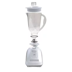 Blenders Koblenz Kitchen Magic Collection 55 Oz. 10-Speed And 2-Pulses White Plastic Jar Blender