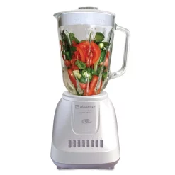 Blenders Koblenz Kitchen Magic Collection 50 Oz. 10-Speed And 2-Pulses White Glass Jar Blender -MegaChef Sales Shop white koblenz countertop blenders lkm 5910 vb 31 1000