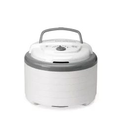 Food Processing Nesco Snackmaster Pro 5-Tray White Food Dehydrator With Temperature Control -MegaChef Sales Shop white nesco dehydrators fd 75pr c3 1000
