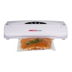 Food Processing Nesco White Food Vacuum Sealer With Bags -MegaChef Sales Shop white nesco food vacuum sealers vs 01 76 1000