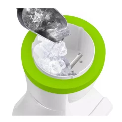 Dessert Makers Nostalgia 50 W 8 Oz. White Snow Cone Maker With Stainless Steel Blades -MegaChef Sales Shop white nostalgia snow cone machines eshvice2hsi 4f 1000