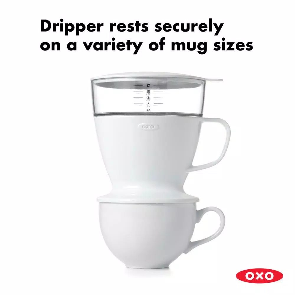 Coffee Makers OXO Good Grips 1.5-Cup White Pour-Over Coffee Maker 7 Coffee Makers OXO Good Grips 1.5-Cup White Pour-Over Coffee Maker - Image 7