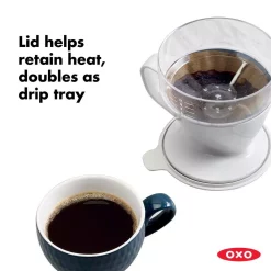 Coffee Makers OXO Good Grips 1.5-Cup White Pour-Over Coffee Maker 26 Coffee Makers OXO Good Grips 1.5-Cup White Pour-Over Coffee Maker -MegaChef Sales Shop white oxo drip coffee makers 11180100 fa 1000