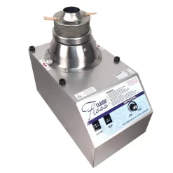 Dessert Makers Paragon Classic White Stainless Steel Cotton Candy Machine -MegaChef Sales Shop white powder coat on stainless steel paragon cotton candy machines 7105100 4f 1000
