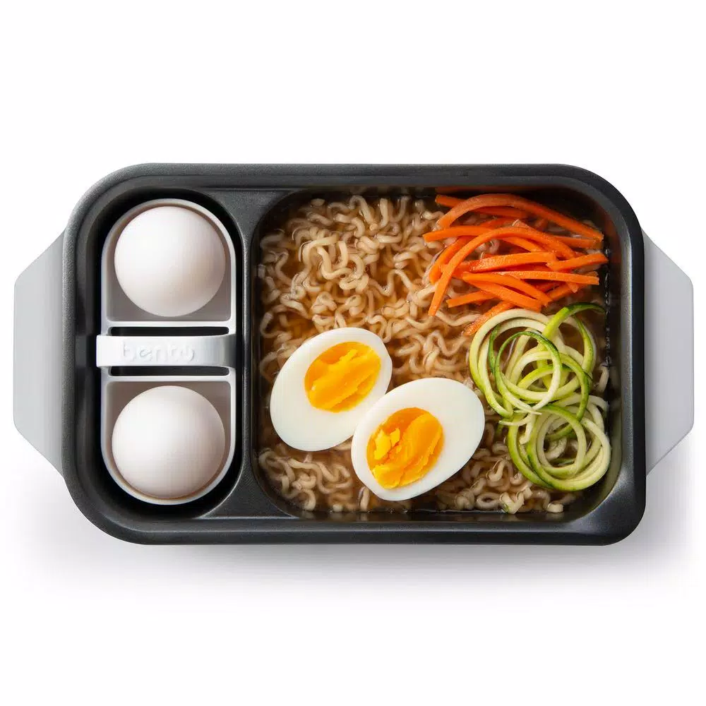 Cookers Presto Bento Box White 1.75 Cup Electric Steamer Ramen Noodle Cooker 3 Cookers Presto Bento Box White 1.75 Cup Electric Steamer Ramen Noodle Cooker - Image 3