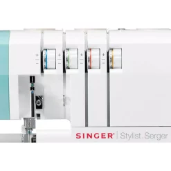 Sewing Machines Singer Stylist Serger Sewing Machine With 2-3-4 Thread Capability -MegaChef Sales Shop white singer sewing machines 14sh764cl 1f 1000