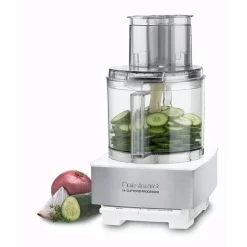 Food Processing Cuisinart Custom 14-Cup 2-Speed White Stainless Steel Food Processor With Pulse Control -MegaChef Sales Shop white stainless steel cuisinart food processors dfp 14bcwny d4 1000