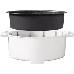 Cookers Starfrit THE ROCK 3.2 Qt. White Electric Casserole Slow Cooker -MegaChef Sales Shop white starfrit slow cookers 024423 003 0000 44 1000