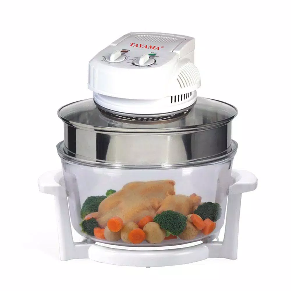 Toasters Tayama Turbo 1300 W White Countertop Convection Oven With Built-In Timer 1 Toasters Tayama Turbo 1300 W White Countertop Convection Oven With Built-In Timer