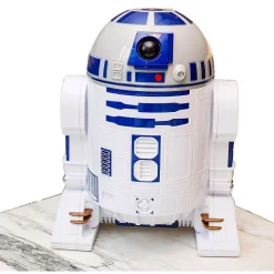 Popcorn Machines Uncanny Brands 2 Oz. Kernel Capacity In Blue/White With Fully Operational Droid Kitchen Appliance Star Wars R2D2 Popcorn Maker -MegaChef Sales Shop white uncanny brands popcorn machines pop srw r2d2 4f 1000