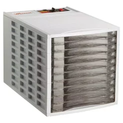 Food Processing Weston 10-Tray White Food Dehydrator With Temperature Control