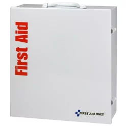 First Aid Kits First Aid Only 1092-Piece 3 Shelf Metal Industrial First Aid Kit Station With Pocket Liner