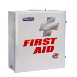 MegaChef Sales Shop 3 First Aid Kits First Aid Only 694-Piece Industrial 3-Shelf First Aid Station/Cabinet – 50 Person