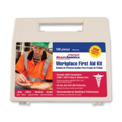 First Aid Kits Ready America 100-Piece Workplace First Aid Kit (2-Pack) -MegaChef Sales Shop whites ready america first aid kits 74018 c3 1000