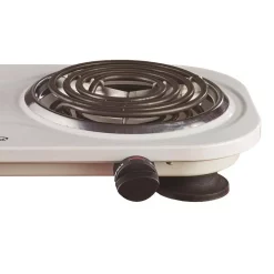 Food Warmers Brentwood Appliances 2-Burner 30 In. White Electric Burner -MegaChef Sales Shop whtie brentwood appliances hot plates ts 361w 4f 1000