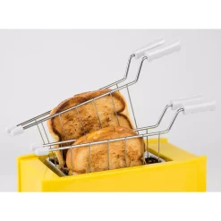 Toasters Nostalgia 4-Slice Yellow Wide Slot Grilled Cheese Toaster 10 Toasters Nostalgia 4-Slice Yellow Wide Slot Grilled Cheese Toaster -MegaChef Sales Shop yellow nostalgia pop up toasters tcs2 1f 1000