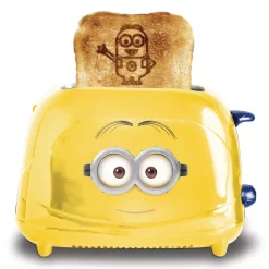 Toasters Uncanny Brands Minions Dave 2-Slice Yellow Toaster -MegaChef Sales Shop yellow uncanny brands pop up toasters tste des dav 44 1000
