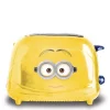 Toasters Uncanny Brands Minions Dave 2-Slice Yellow Toaster