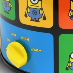 Cookers Uncanny Brands Minions 2 Qt. Slow Cooker Yellow -MegaChef Sales Shop yellow uncanny brands slow cookers sc2 des min 1f 1000