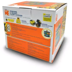 Cookers Uncanny Brands Minions 2 Qt. Slow Cooker Yellow -MegaChef Sales Shop yellow uncanny brands slow cookers sc2 des min 4f 1000