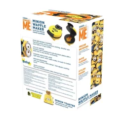 Electric Skillets & Indoor Grills Uncanny Brands Minions Kevin Classic Waffle Maker Yellow -MegaChef Sales Shop yellow uncanny brands waffle makers wm des rd kev 1f 1000