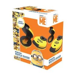 Electric Skillets & Indoor Grills Uncanny Brands Minions Kevin Classic Waffle Maker Yellow -MegaChef Sales Shop yellow uncanny brands waffle makers wm des rd kev 4f 1000