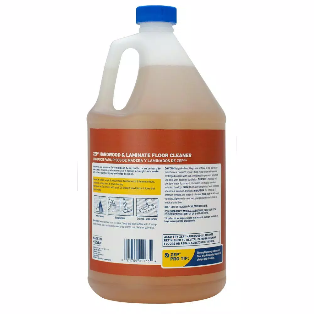 Floor Cleaning Products ZEP 1 Gallon Hardwood And Laminate Floor Cleaner 2 Floor Cleaning Products ZEP 1 Gallon Hardwood And Laminate Floor Cleaner - Image 2