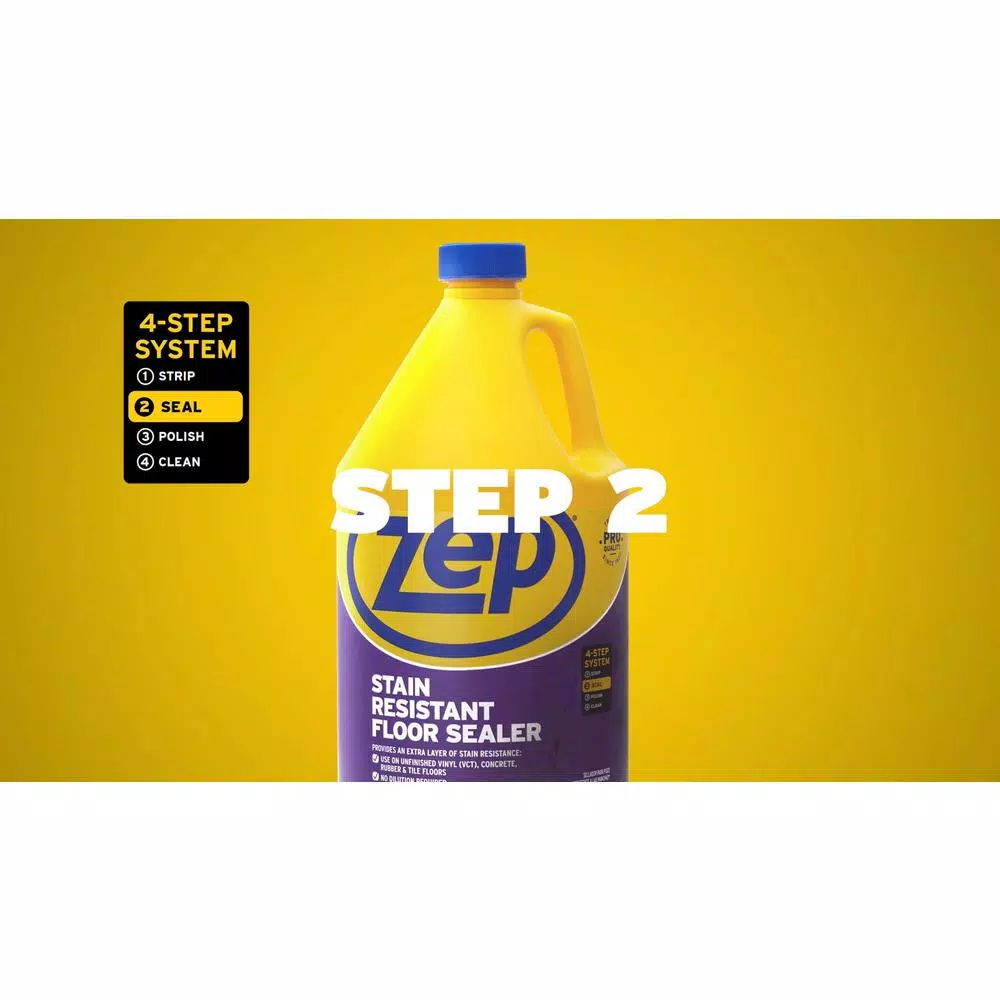 Floor Cleaning Products ZEP 1 Gal. Stain-Resistant Floor Sealer 3 Floor Cleaning Products ZEP 1 Gal. Stain-Resistant Floor Sealer - Image 3