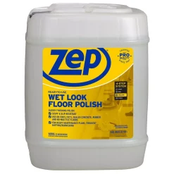 Floor Cleaning Products ZEP 5-Gallon Wet-Look Floor Polish