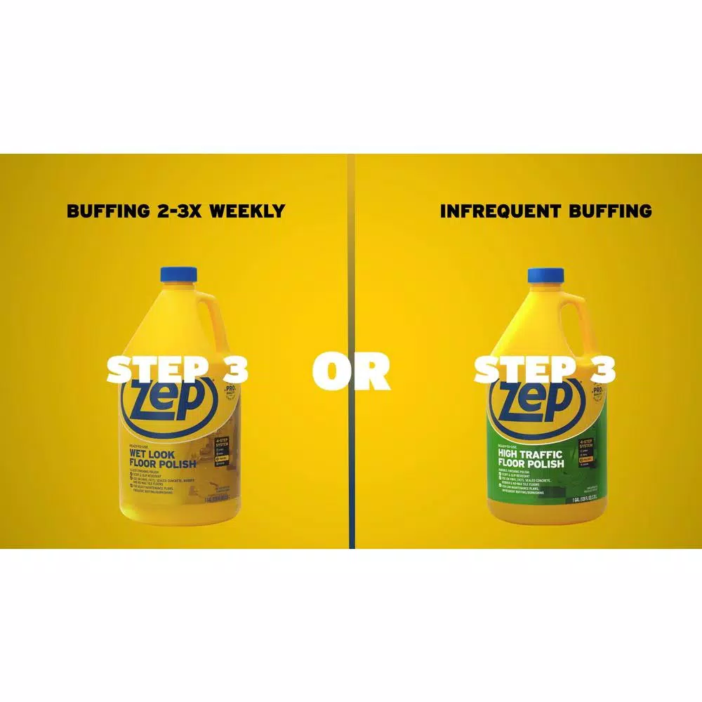 Floor Cleaning Products ZEP 5-Gallon Wet-Look Floor Polish 6 Floor Cleaning Products ZEP 5-Gallon Wet-Look Floor Polish - Image 6